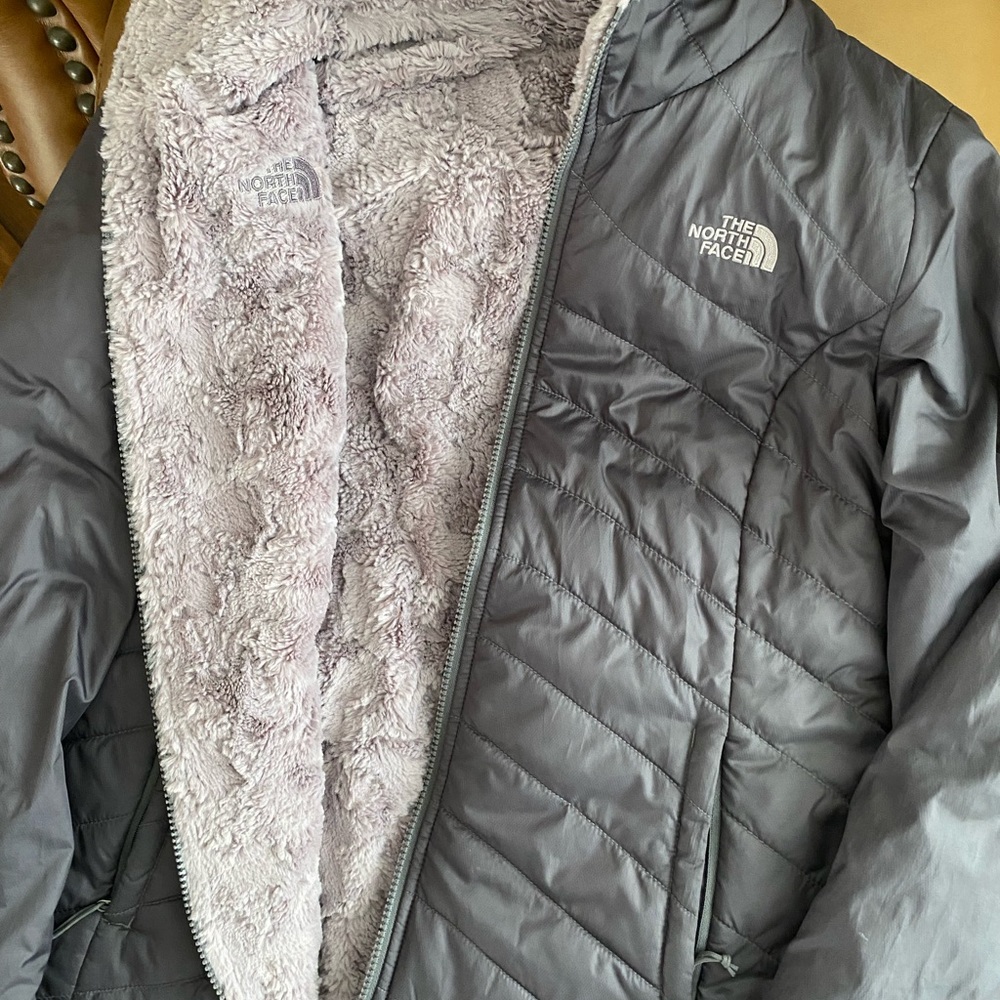 NORTH FACE SUPER WARM reversible aspect . 2 coats in 1 COAT - Picture 2 of 7